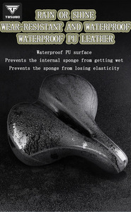 TOSUOD <span class=keywords><strong>Selle</strong></span> <span class=keywords><strong>de</strong></span> <span class=keywords><strong>vélo</strong></span> <span class=keywords><strong>extra</strong></span> <span class=keywords><strong>large</strong></span> et épaisse pour VTT, siège <span class=keywords><strong>de</strong></span> <span class=keywords><strong>vélo</strong></span> super doux et confortable, accessoires <span class=keywords><strong>de</strong></span> cyclisme - Product Image 4