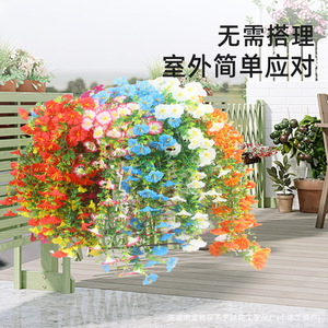 Guirnaldas Colgantes de Gloriosas Simuladas, Flores Artificiales de Seda para Decoración de Bodas al Aire Libre y del Hogar - Product Image 2