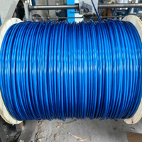 Câble métallique transparent multi-brins en acier inoxydable 304/316 ou acier galvanisé, recouvert de PVC