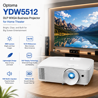 Proyector Empresarial Optoma YDW5512 DLP WXGA de 3800 Lúmenes para Ver Películas con Altavoz Integrado de 10W y 120Hz para 3D
