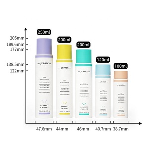 Tapón de rosca vacío para mascotas, botella de plástico para cuidado de la piel, Hdpe, para loción y tónico facial, 100, 120, 200 y 250ml - Product Image 6