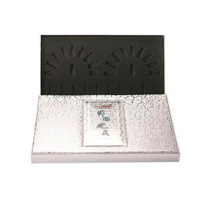 Boîte cadeau rectangulaire en carton blanc sur mesure avec doublure en mousse, boîte d'emballage générale - Product Image 4