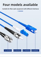 Câble de communication optique blindé SC/APC SC/APC monomode, compatible SIMPLEX 9/125µm OS1/OS2