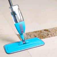 2025 Top Vente Microfibre Désinfection Magique Propre Spray Vadrouille Longue Télescopique En Aluminium Poteau En Acier Inoxydable Plateau 500-700ml Capacité