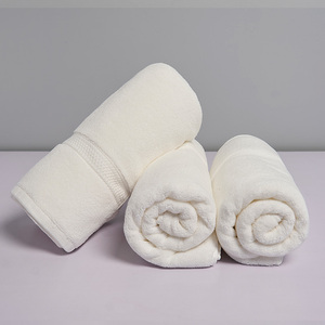 Bộ đồ giường Chất lượng cao, mềm mại và thấm nước, bộ khăn màu rắn, khăn khách sạn, bông 100% - Product Image 2