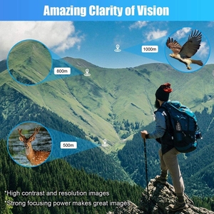 プロの単眼40X60ハイパワー単眼望遠鏡スマートフォン用高精細スコープ鳥が狩猟カンピを見ている - Product Image 4