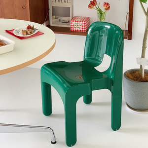 Silla de Comedor Moderna de Plástico con Patas de Metal, Diseño Ajustable - <span class=keywords><strong>TONY</strong></span> FURNITURE DL-287 para Restaurantes y Cafés, Cómoda - Product Image 4