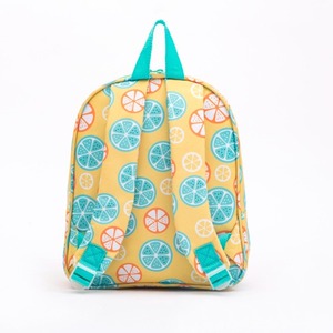 Mochila amarilla con diseño de limón, mini mochila naranja, bolso escolar de tela de poliéster para mujer y niña - Product Image 3