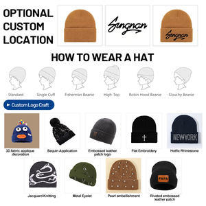 Berretto Lavorato a Maglia Personalizzato OEM ODM di Alta Qualità, Caldo e Confortevole per Autunno e Inverno - Product Image 5