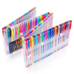 Ani conjunto de caneta de gel para escola e escritório, 100 cores