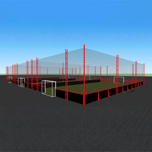 <span class=keywords><strong>Cage</strong></span> <span class=keywords><strong>de</strong></span> football d'intérieur et d'extérieur avec clôture pour les entraînements d'équipe et abri, équipement <span class=keywords><strong>de</strong></span> terrain <span class=keywords><strong>de</strong></span> qualité - Product Image 5