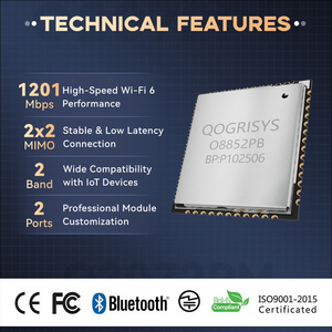 โมดูล Wifi RTL8852BE IEEE802.11a/b/g/n/ac/ax 2.4G/5G PCIe UART 13.0*15.0*2.3 มม. -10~70.ค โมดูล Realtek สำหรับโดรน/OTT/NVR/IPC - Product Image 4