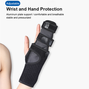 Attelle de poignet orthopédique réglable en nylon Aofit avec fermeture auto-agrippante pour le soutien de compression et le soulagement du syndrome du canal carpien – Idéale pour l'été - Product Image 2