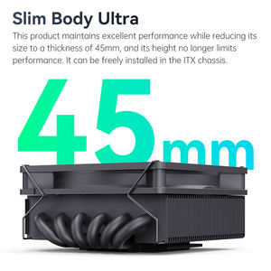 Snowman ARGB 92mm PWM silencioso CPU ventilador de refrigeración programable RGB iluminación 6 tubos de calor de aluminio para Intel <span class=keywords><strong>Computer</strong></span> Build - Product Image 3