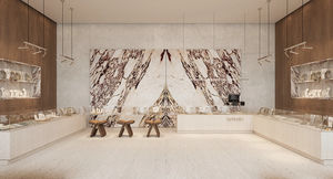 ตู้โชว์เครื่องประดับแก้วทันสมัยสำหรับร้านค้าปลีก ตู้โชว์เครื่องประดับหรูหราคุณภาพสูงแบบกำหนดเอง - Product Image 5