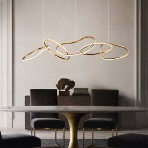 <span class=keywords><strong>Lustre</strong></span> de chambre à coucher post-moderne tendance, luminaires suspendus en bois naturel de Foshan - Product Image 3