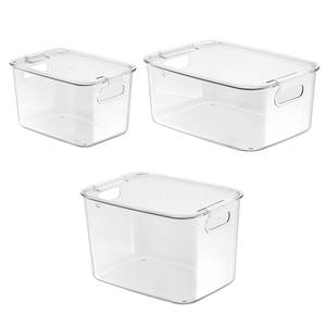 <span class=keywords><strong>Caja</strong></span> <span class=keywords><strong>de</strong></span> Almacenamiento Cosmética Rectangular <span class=keywords><strong>de</strong></span> PP Ecológica, Duradera, con Diseño <span class=keywords><strong>de</strong></span> Asa Transparente <span class=keywords><strong>de</strong></span> 360°, Múltiples Tamaños Disponibles, para un Fácil Almacenamiento - Product Image 6