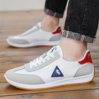 Nouvelles chaussures de sport rétro pour hommes en tissu mesh, noires, légères, respirantes, semelle intermédiaire antidérapante, chaussures de course en plein air