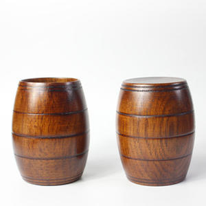 Taza de té y <span class=keywords><strong>café</strong></span> de madera de vientre grande de <span class=keywords><strong>grano</strong></span> de madera vintage con logotipo personalizado estilo de diseño bonito - Product Image 1