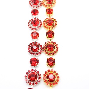 Fashion Rhinestones Pearl Cup Chain Trim With Trimming Rhinestones for <strong>Garment</strong> <strong>Processing</strong> <strong>Accessories</strong> - Product Image 3