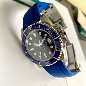 Un cadran rotatif réversible, avec une lumière nocturne extrêmement puissante, adapté à diverses occasions. Montre mécanique pour homme - Product Image 3