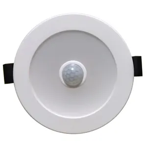 100~240V Recessed energy C.C.T changeable 90mm cut out PIR Sensor led downlight 10W