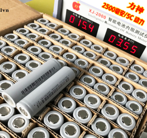 LS 18650 <span class=keywords><strong>3</strong></span>.7V 2500Mah Baterai Ion Lithium 3C Baterai Daya Tingkat Tinggi 18650 - Product Image 3
