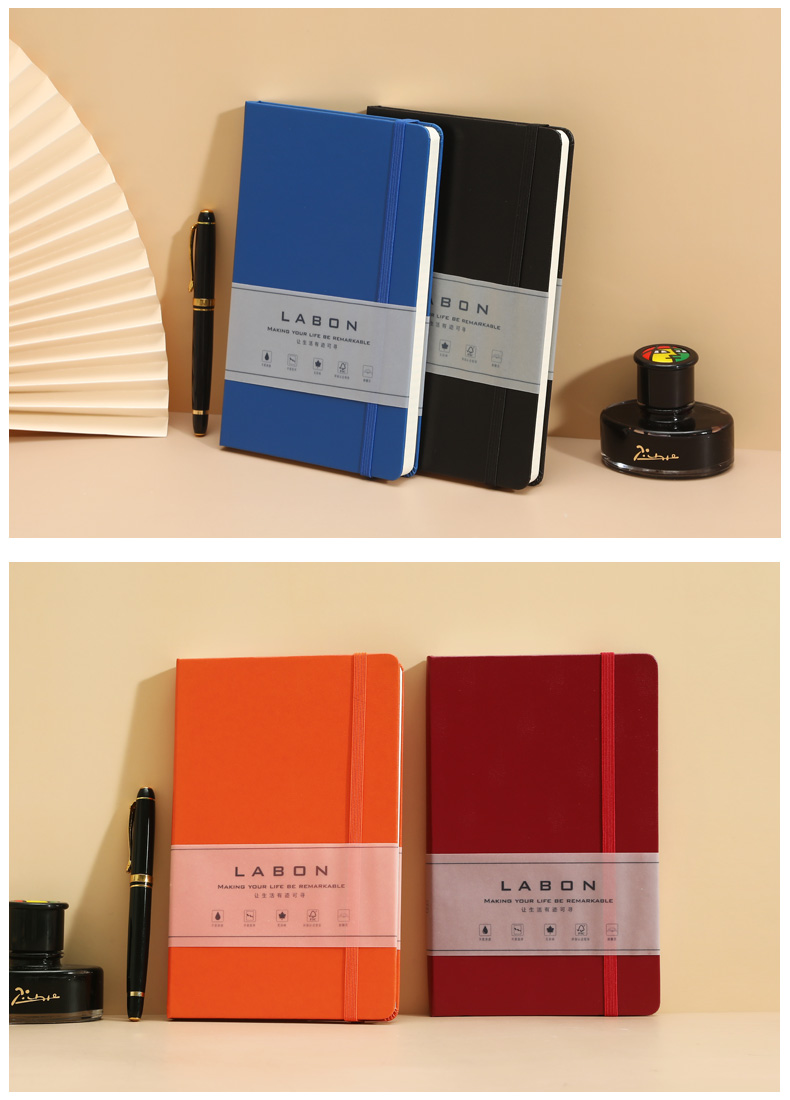 拉邦个人a5人造革纸套日记本文具定制印刷日记本防水笔记本 - buy pu