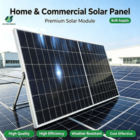 Panneau solaire bifacial de type N, le plus récent au monde, panneau photovoltaïque solaire 580w 585w 590w 600 Watt, panneau solaire en verre trempé de 2,0 mm