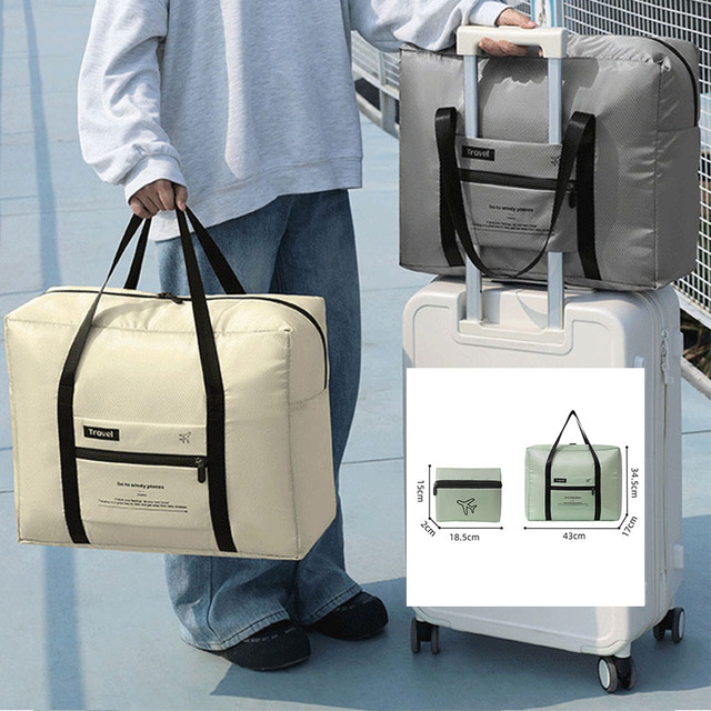 Lightweight Foldable Clothing Storage Bag Portable Durable Outdoor Large Capacity Luggage Travel Bags for Men Women