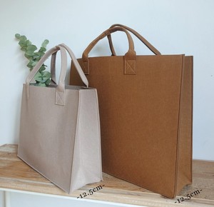 Recycled RPET Felt Shopping <strong>Storage</strong> <strong>Bag</strong> <strong>Large</strong> Felt Tote Shoulder <strong>Bag</strong> Women's Felt Handbag - Product Image 3