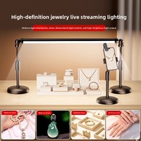 Éclairage d'appoint pour diffusion en direct de bijoux, éclairage de table pour la photographie de natures mortes, éclairage LED pour la photographie de jade et autres objets