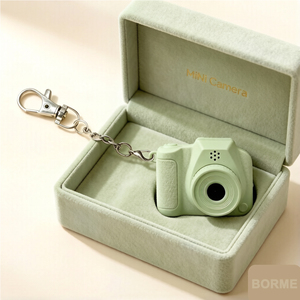Mini caméra de poche 1,3 pouce HD 1080P, caméra rechargeable X5 avec porte-clés en métal pour cadeaux et prix d'activités - Product Image 1