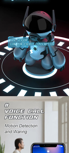 Jortan 1080P 2MP CMOS Trong Nhà Thông Minh Zoom <span class=keywords><strong>Robot</strong></span> <span class=keywords><strong>PTZ</strong></span> Máy Ảnh 360 Độ Xoay Tầm Nhìn Ban Đêm Điện Năng Thấp Hồng Ngoại Không Dây Dễ Thương Đám Mây - Product Image 5