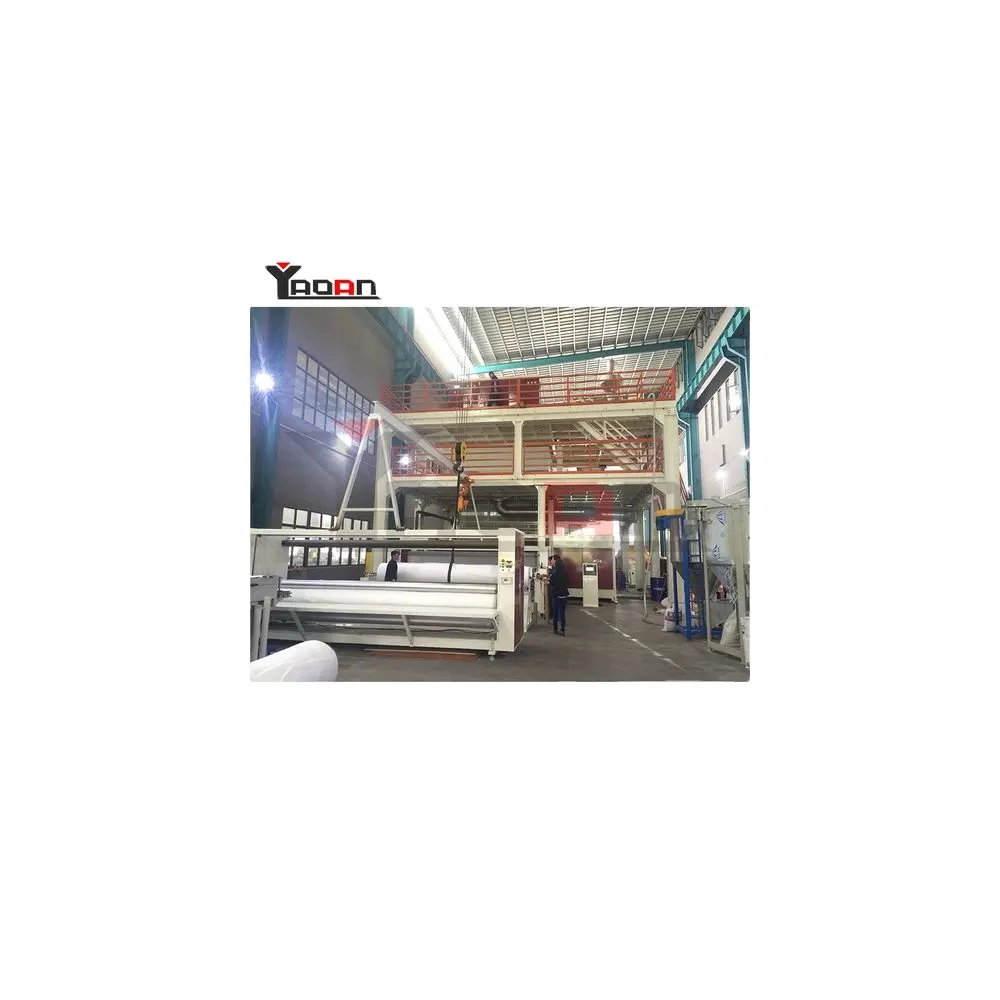 Schneller Versand YAOAN AFS-3200mm SMS SS S PP Spun bonded Non woven Fabric Making Machine