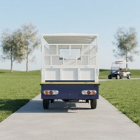 Nouveau bus de patrouille électrique longue portée, 2 places, camion utilitaire à 4 roues, transport de marchandises, tourisme, avec batterie au lithium