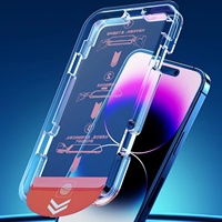 Kit de Instalación de Protector de Pantalla de Vidrio Templado Sin Polvo para iPhone 14 15 16 Pro Max, Protector de Pantalla Magic John de Vidrio Templado