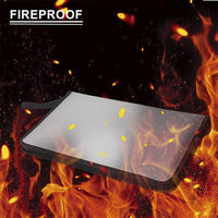 Portadocumentos de Fibra de Vidrio de Alta Calidad A4, Bolsa de Almacenamiento de Viaje Impermeable y Resistente al Fuego con Cremallera