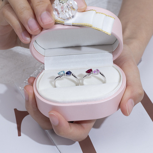 MSR-1724 Silver with Lab Grown Sapphire Ruby Factory Custom <strong>Ring</strong> Factory Price Good Quality Gold <strong>Craft</strong> <strong>Ring</strong> Couple <strong>Ring</strong> - Product Image 4