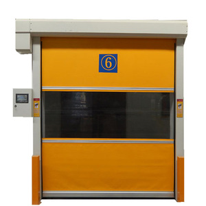 自動ロールアップドアPVC高速ローラーシャッターフルオートマチック工業用高速ローラードア - Product Image 2