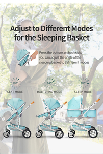 Xe Đẩy Em Bé 2019, Xe Đẩy Em Bé Sơ Sinh Gấp Được Sang Trọng Hệ Thống Du Lịch - Product Image 3