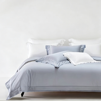 Parure de lit de luxe 800T/1000TC 140S en coton à fibres longues, satinée, douce, respirante, de haute qualité, pour hôtels, vente en gros