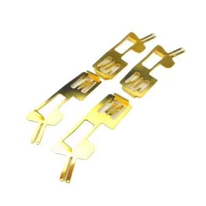 Customized Brass Stamping Battery Contact Clips Stainless Steel Brass Copper Carbon Steel Spring Steel Metal Stamping Parts