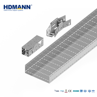 Hdmann NEMA Certifié, Chemin de câbles robuste en acier inoxydable SS316 de 300 mm pour le routage de câbles électriques extérieurs en usine chimique