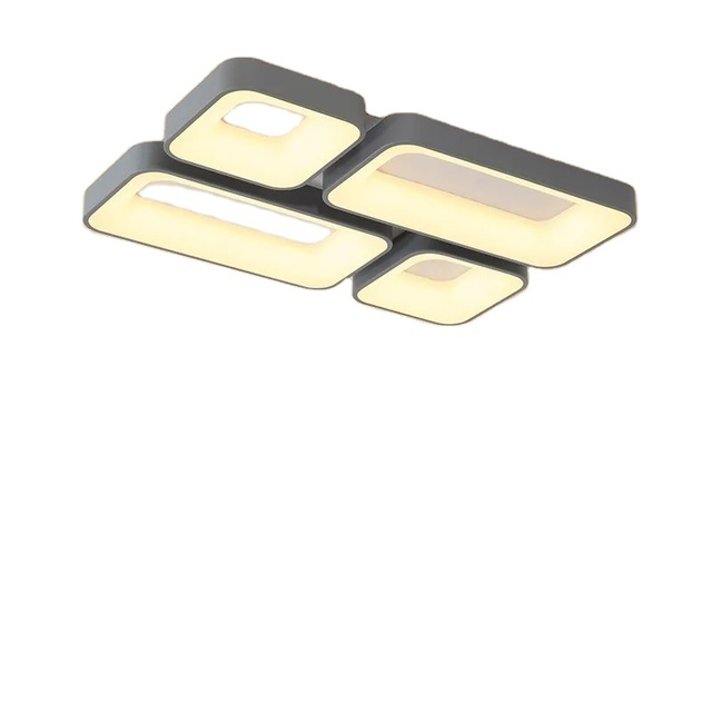 TUOMING Smart Remote Control Surface Mounted square Round Modern Design Led Ceiling Lamp for Bedroom Home House