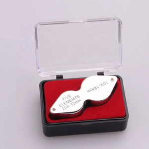 Handheld 10X 20X Dual-<strong>Lens</strong> <strong>Triplet</strong> Folding Magnifying Glasses Jewellery Loupe - Product Image 4