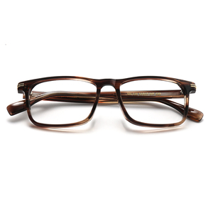 Lunettes de vue rectangulaires anti-lumière bleue pour femmes, monture intégrale, couleur unie, verres en résine légers, pour usage quotidien - Product Image 2