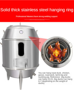 Grill rôtissoire professionnel de haute qualité pour poulet,, four Commercial, au charbon de bois - Product Image 5