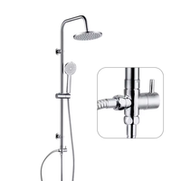 Excellent prix colonne de douche de luxe extérieure avec chauffage