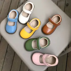 Chaussures princesse pour petite fille, en cuir coréen, fait à la main, boutique, nouveauté